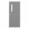 Narrow Light Steel Door With Glass, Narrow Lite, 3, Cylindrical, 80 Inch Door Opening Ht