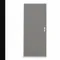 Flush Steel Door, Flush, 3 Mortise, 80 Inch Door Opening Height