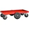 Maintenance Cart, 54 Inch Width, 20 Inch Depth, Red