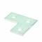 Corner Plate, Three Holes, 3.5 x 3.5 x 1.62 Inch Size, 304SS