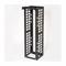 Network Bay Closed Duct Rack, Steel, 38 Mounting Spaces, 11 Gauge Steel