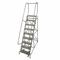 Rolling Ladder, 90 Inch Platform Height, 10 Inch Platform Dp, 24 Inch Platform Width