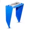 Roller Guide, 4 Way Roller Type, Stainless Steel, Blue