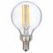 LED Bulb, G, G16-1/2, Candelabra Screw, Candelabra Screw, 40W INC, 2700K, 350 lm