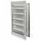 Combination Louver Damper, 24 x 36 Inch Wall Opening, Extruded Aluminum