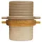 Short Shank Suction Coupling, 4 Inch Size, Aluminium Shank, Brass Nut