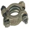 Double Bolt Clamp, 2-48/64 To 3-4/64 Inch Outside Dia., 60 Ft. Lbs Torque, Plated Iron