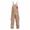 Bib Overall, Medium Duty, Taped Seam, Tan, M, 6 Pack