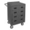Mobiler Bankschrank, 4 Schubladen, Größe 18 x 24 x 36-1/2 Zoll