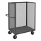 Mesh Stock Truck With Phenolic Caster, 3 Sided, 1 Base Shelf, Size 30 x 48 Inch