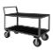 Instrument Cart With Pneumatic Caster, Low Profile, 2 Shelf, Size 30 x 48 Inch