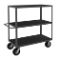 Rolling Instrument Cart With Push Handle, 3 Shelf, Size 24 x 36 Inch