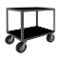 Rolling Instrument Cart, No Handle, 2 Shelf, Size 30 x 36 Inch