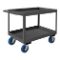 Stock Cart With Polyurethane Caster, 2 Shelf, Size 24-1/4 x 42-1/4 x 37-5/8 Inch
