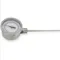 Dial Thermometer, Side Reading, Bimetal, 1/2 Inch NPT Connection, 0 to 200 Deg F Range