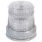 Strobe Light, Clear, 240VAC, 4 1/2 Inch Dia.