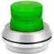 Led Beacon with Horn, Green, 6 Inch Dia., 24VDC