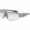 Safety Glasses, Polarized, Traditional Frame, Half-Frame, Light Gray