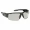 Safety Glasses, Polarized, Traditional Frame, Half-Frame, Light Gray, Black