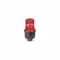 Low Profile Warning Light, Red, Strobe Tube, 120V AC, 2.2 Joules, 7000 hr Lamp Life