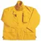 Turnout Coat, L, Yellow, 46 Inch Fits Chest Size, 32 Inch Length, Zipper/Hook-And-Loop