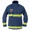 Usar Jacket, M, Navy, 42 Inch Fits Chest Size, 29 To 33 Inch Length, Zipper/Hook-And-Loop