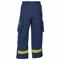 Usar Pants, 3Xl, 52 Inch Fits Waist Size, 30 Inch Inseam, Navy, Nomex, Lime/Silver