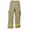 Usar-Hose, S, 32-Zoll-Größe, passend für Taillenweite, 30-Zoll-Schrittlänge, Hellbraun, Nomex, Limettengrün/Silber