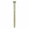 Concrete Anchor Screw, 4 Inch Overall Lg, 0.25 Inch Dia, Steel, Zinc Yellow, 100 PK