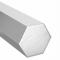 Aluminum Hex Bar, 6262, 3/4 Inch Hex Width, 12 Inch Overall Length