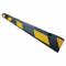 Parking Curb, Rubber, 6 ft Length, 6 Inch Width, 4 Inch Height, Black/Yellow