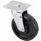 Debris-Resistant Long-Swivel-Life Sanitary Plate Caster, 350 Lb