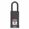 Lockout Padlock, Keyed Different, Aluminum, Long Body Size, Hardened Steel