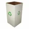 Recycling Collection Box, 50 Gal Capacity, 18 Inch Width/Dia, 18 Inch Depth