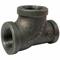 Reducing Tee, Malleable Iron, 1 1/4 Inch X 3/4 Inch X 1 1/4 Inch Fitting Pipe Size