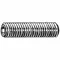 Socket Set Screw, Steel, M6 Thread Size, 100PK