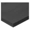 Plastic Sheet Stock, 0.5 Inch Thick, 2 Inch Width x 36 Inch Length, Black