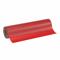 Siliconenrol, 36 inch x 20 ft, 0.09375 inch dikte, 30A, effen achterkant, rood, glad