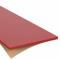 Siliconenplaat, 12 inch x 12 inch, 20A, siliconen zelfklevende achterkant, rood, glad