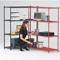 Wire Shelving Unit, 72 Inch x 24 Inch x 68 Inch, Dry/Wet, Split Sleeve, 4 Shelves, Black