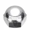 Cap Nut, 7/16 Inch-20 Thread, Chrome Plated, Not Graded, Brass, 0.563 Inch Height