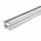 Strut Channel, Slotted Back-to-Back, Steel, Painted, 1 ft Overall Length, White, Slotted