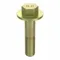 Flange Bolts, Steel, Class 8.8, Zinc Yellow, 40 mm Length, Partially Threaded, Metric