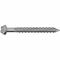 Hex Concrete Screw, 1/4 Inch Anchor Dia., 1-1/4 Inch Length, 100Pk