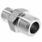 Reducing Hex Nipple, 304 Stainless Steel, 1/2 X 1/4 Inch Pipe