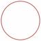 O-Ring, 259, 6 1/4 Inch Inside Dia, 6 1/2 Inch Outside Dia, 70 Shore A, Red, 10 PK