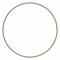 O-Ring, 456, 13 1/2 Inch Inside Dia, 14 Inch Outside Dia, 75 Shore A, Brown