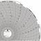 Circular Paper Chart, 8 Inch Chart Dia, 0 Deg to 200 Deg F, 60 Pack