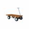 Wagon Truck With Flush Wooden Deck, 1, 500 lb Load Capacity, 42 inx30 inx15-5/8 Inch Size