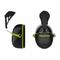 K2C Earmuffs, Hard Hat-Mounted Earmuff, Passive, 25 dB NRR, Foam, Black